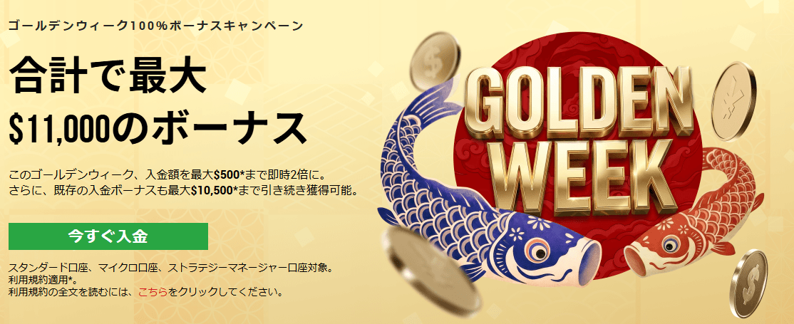 XMの220%入金ボーナス